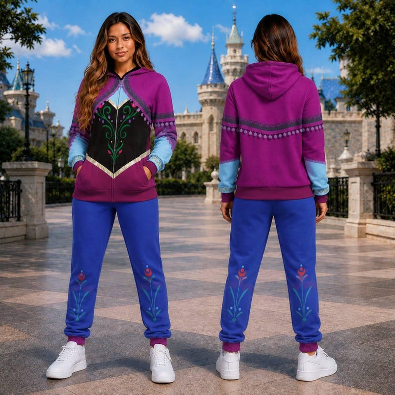 Halloween Anna Kristoff Prince Cosplay Costume Hoodie product image 2