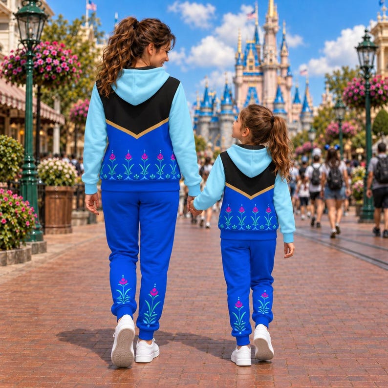 Anna Cosplay Hoodie and Joggers, Frozen Couple Costume product image 2