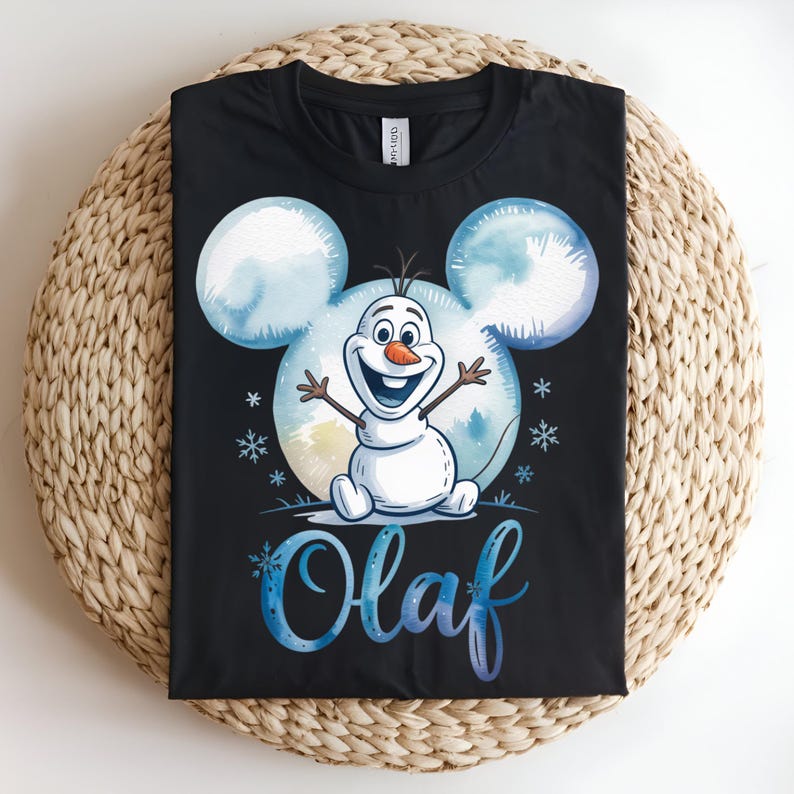 Frozen DTF Transfer, Elsa Anna Olaf Ready to Press, Sisters of Arendelle DTF, Frozen Characters Shirt Transfer, Olaf Snowman DTF