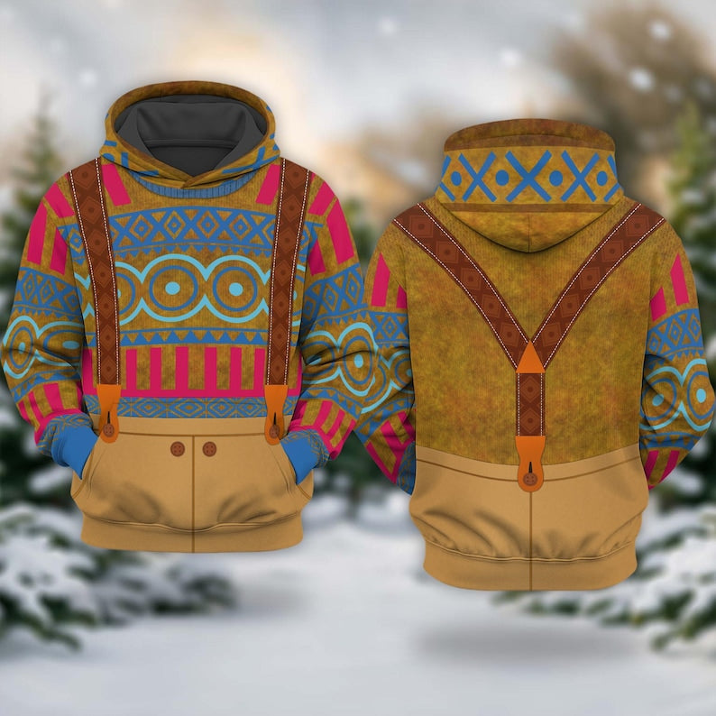 Frozen Oaken Christmas Costume Sweater, Hoodie, Wandering product image 3