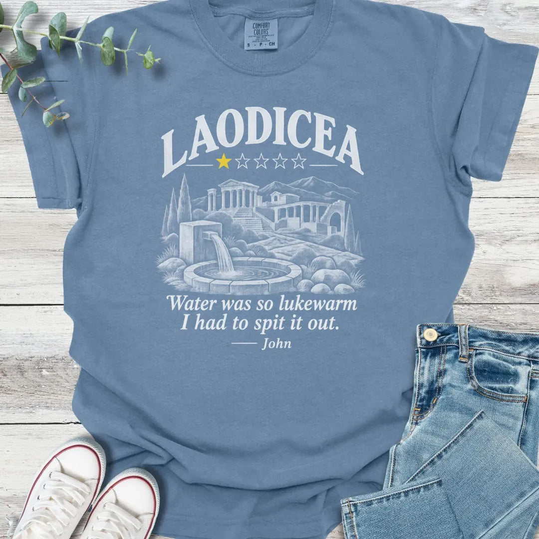 Laodicea Review T-Shirt product image 4