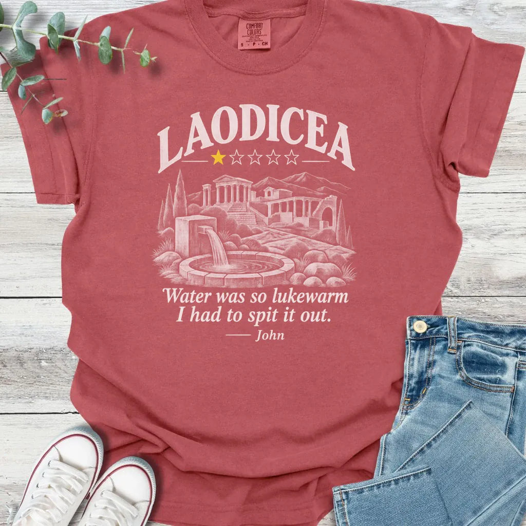 Laodicea Review T-Shirt product image 5