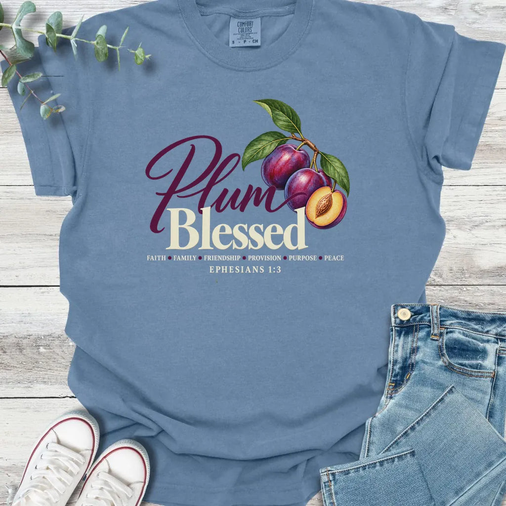 Plum Blessed T-Shirt product image 3