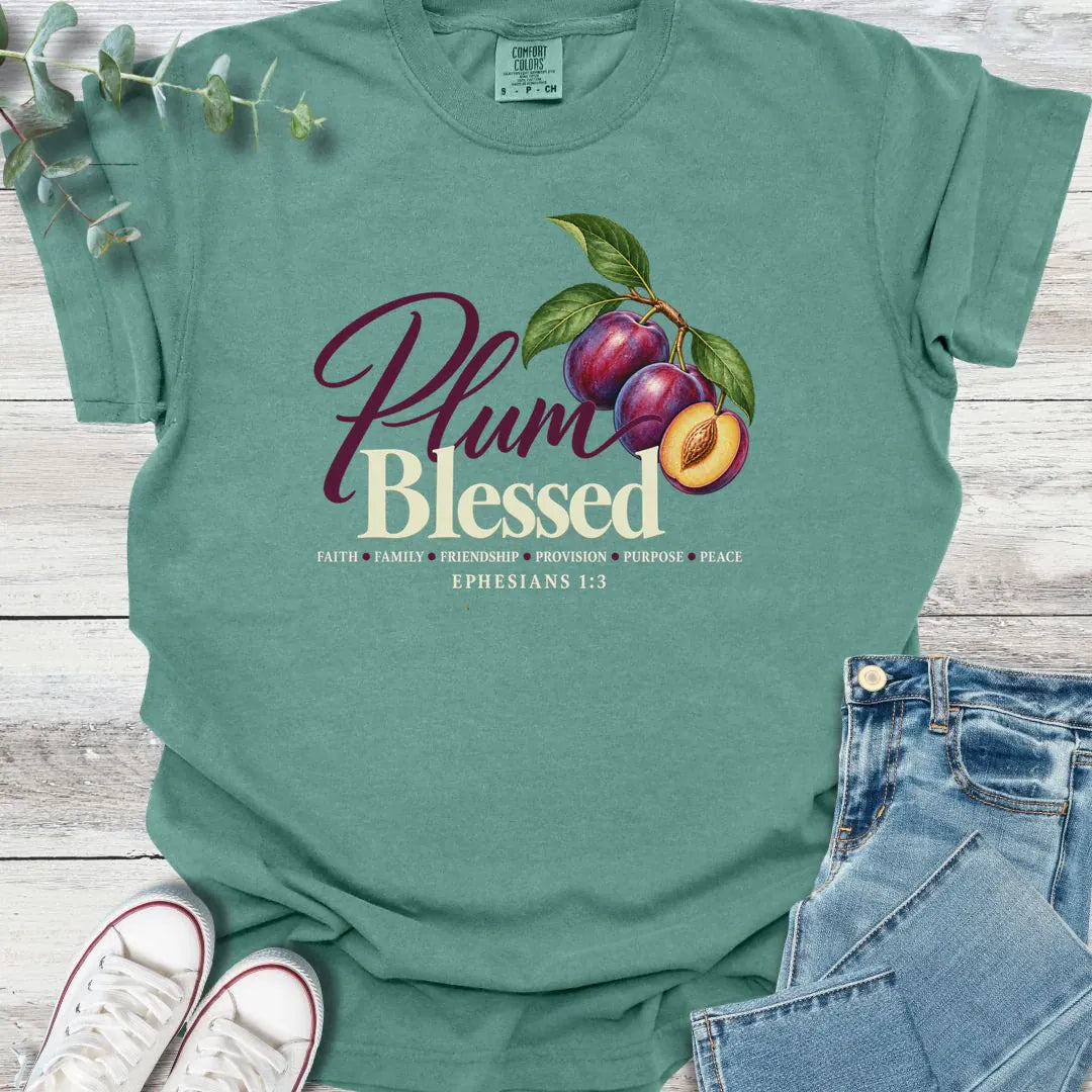 Plum Blessed T-Shirt product image 2