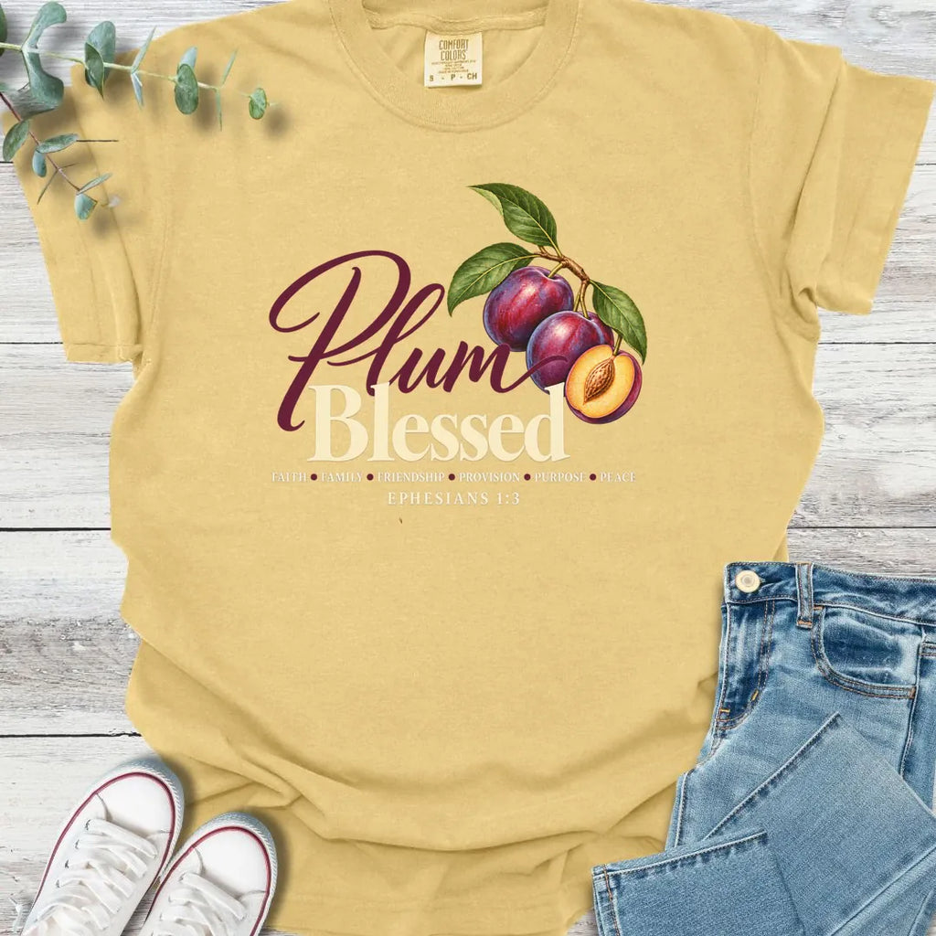 Plum Blessed T-Shirt product image 5