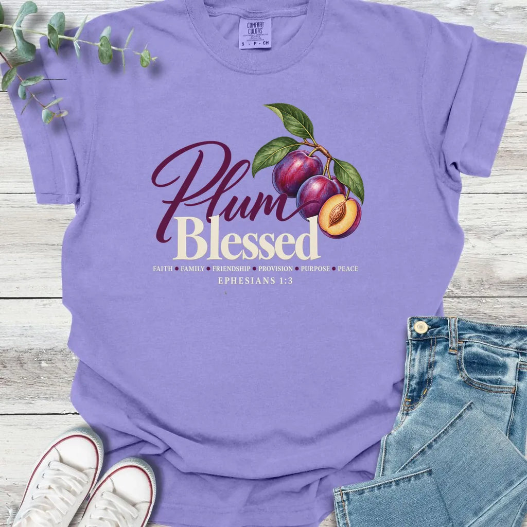 Plum Blessed T-Shirt product image 7