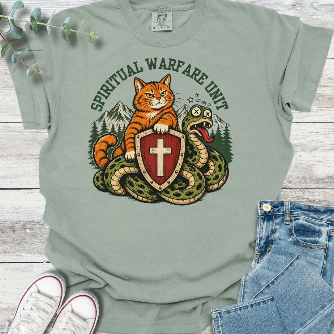 Spiritual Warfare Unit T-Shirt product image 5