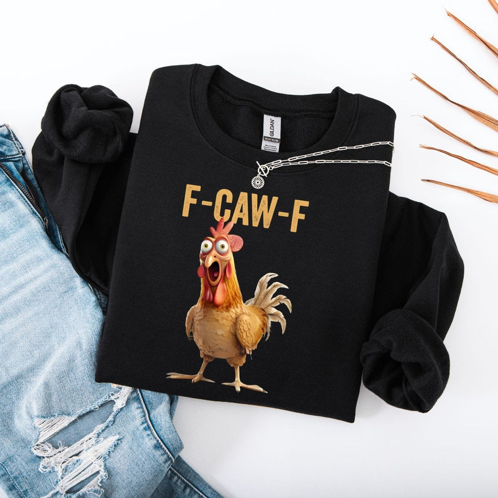F Caw F Funny Meme Sweatshirt product image 1