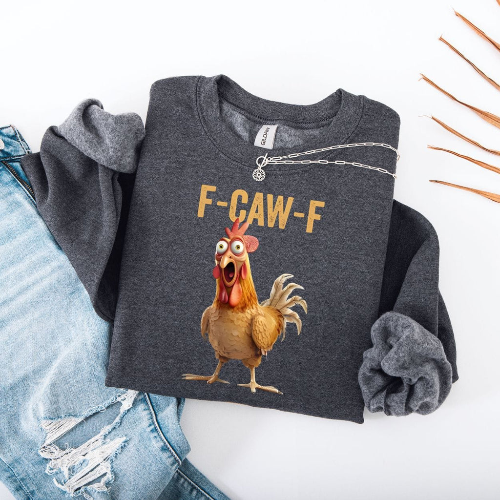 F Caw F Funny Meme Sweatshirt product image 4