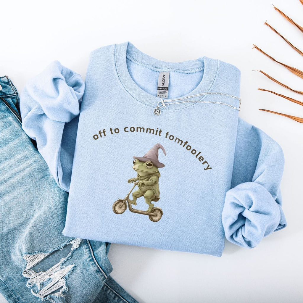 Off To Commit Tomfoolery Frog Sweatshirt product image 2