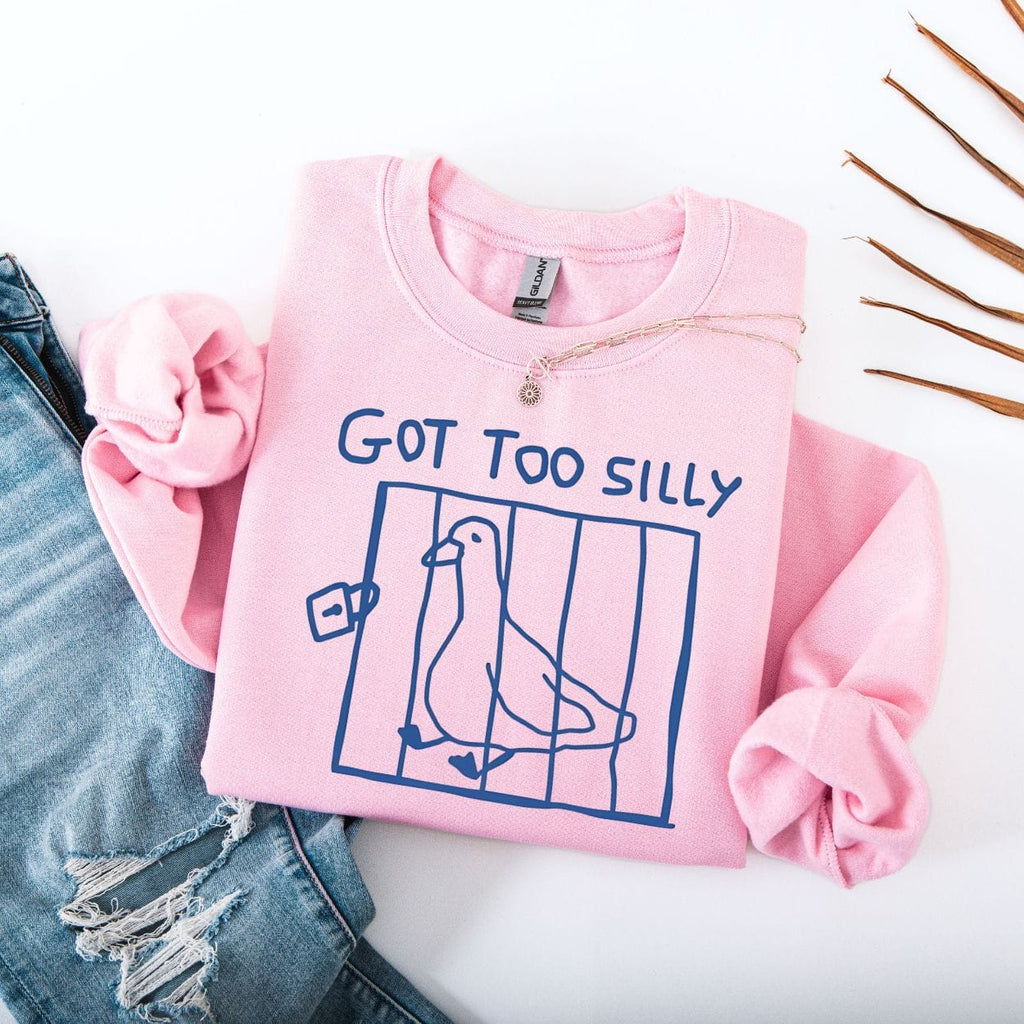 Got Too Silly Funny Meme Sweatshirt product image 3