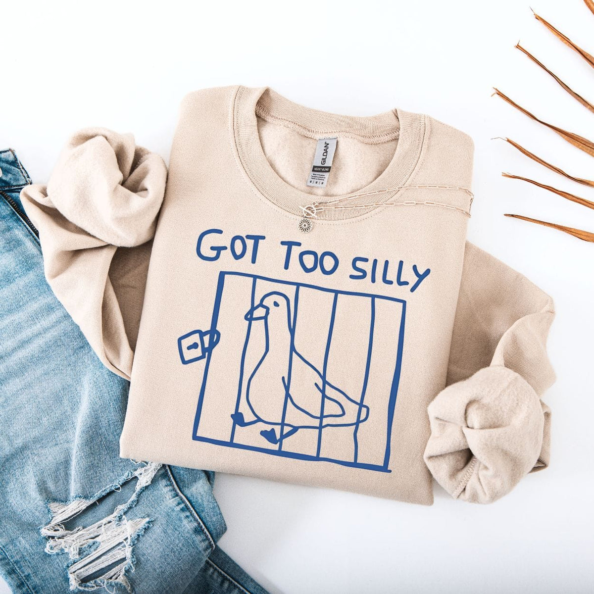 Got Too Silly Funny Meme Sweatshirt product image 4