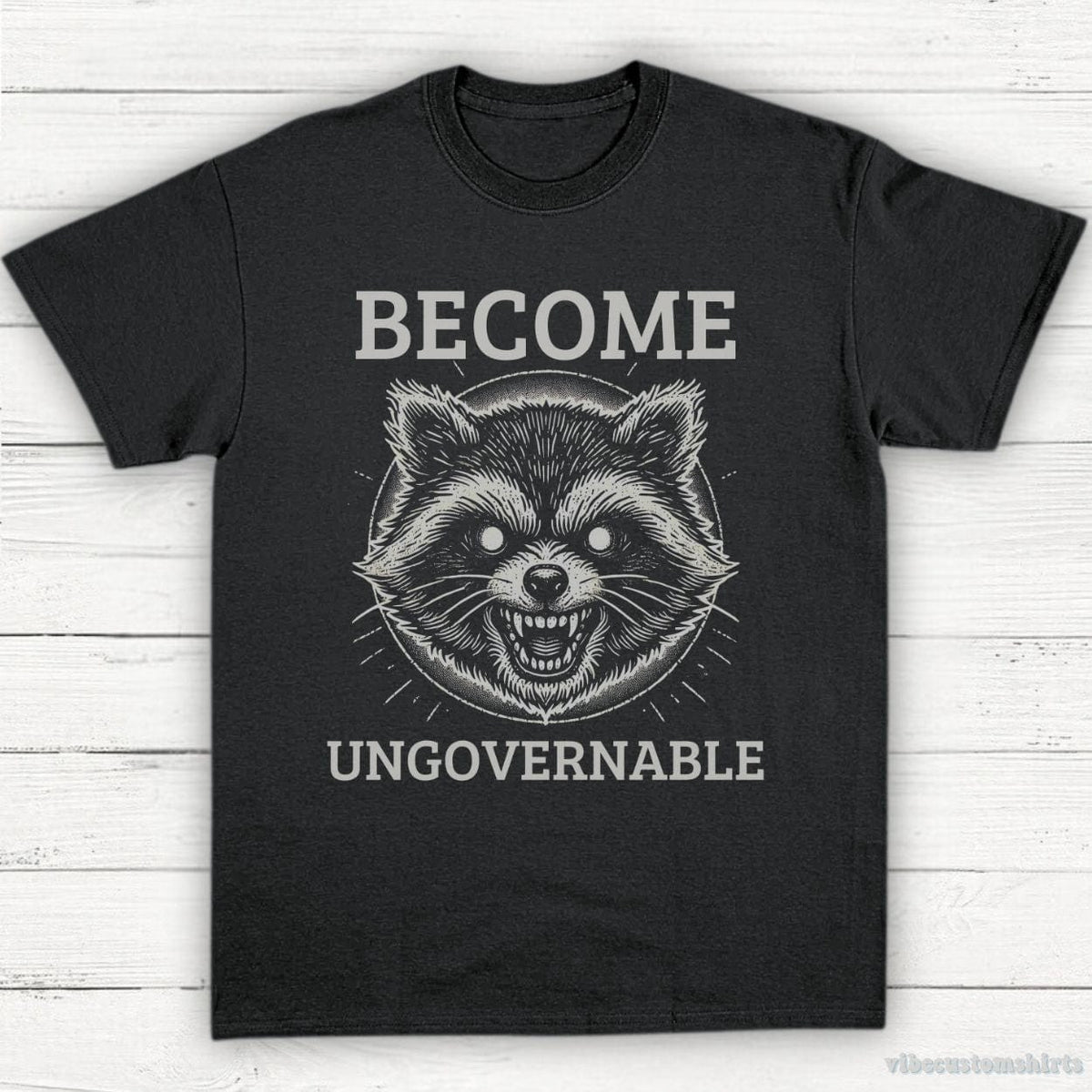 Become Ungovernable Angry Raccoon Shirt product image 2