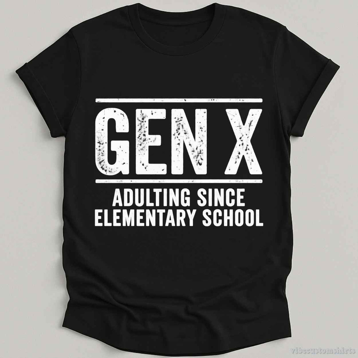 Gen X Adulting Since Elementary School Shirt product image 3