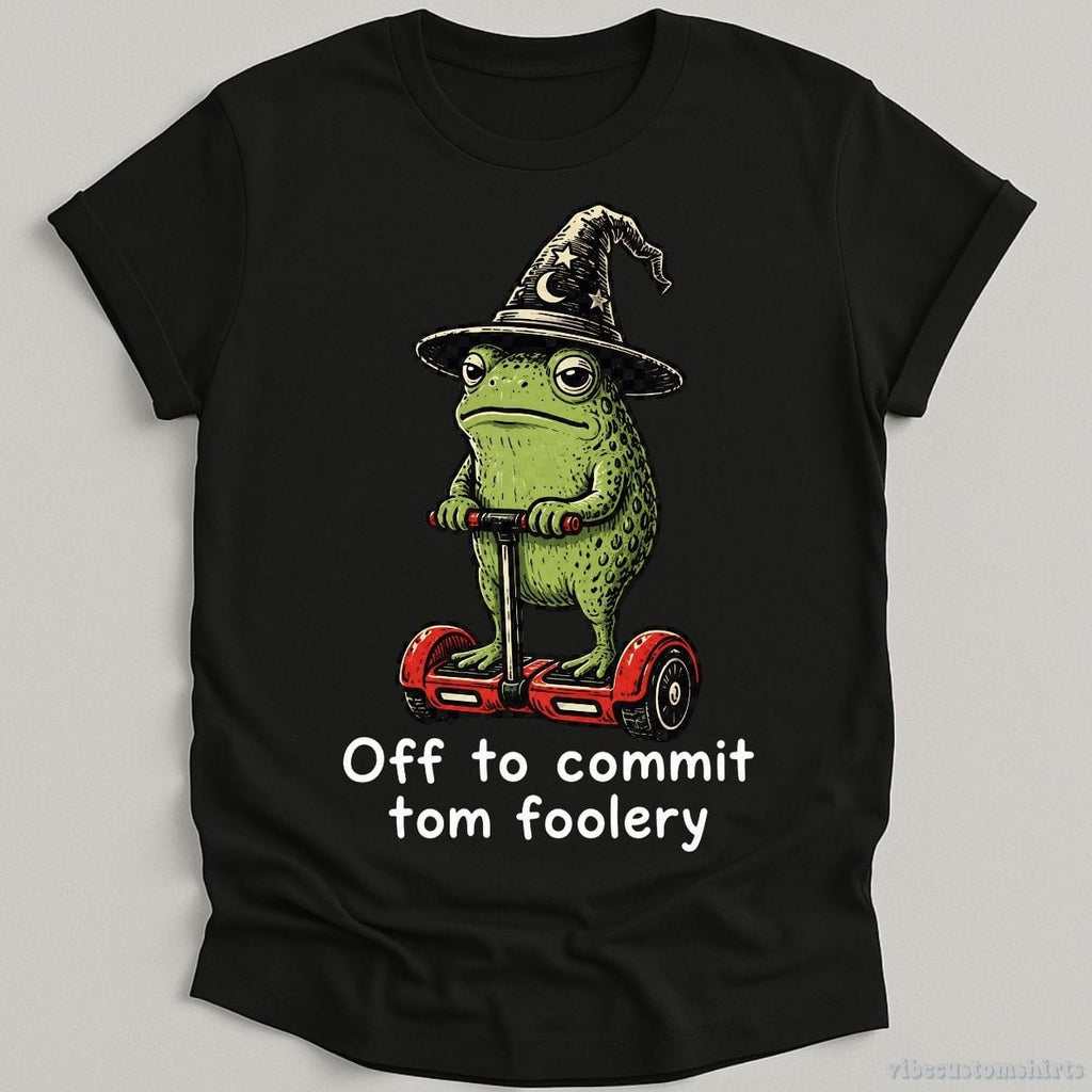 Off To Commit Tom Foolery Wizard Frog Shirt product image 1