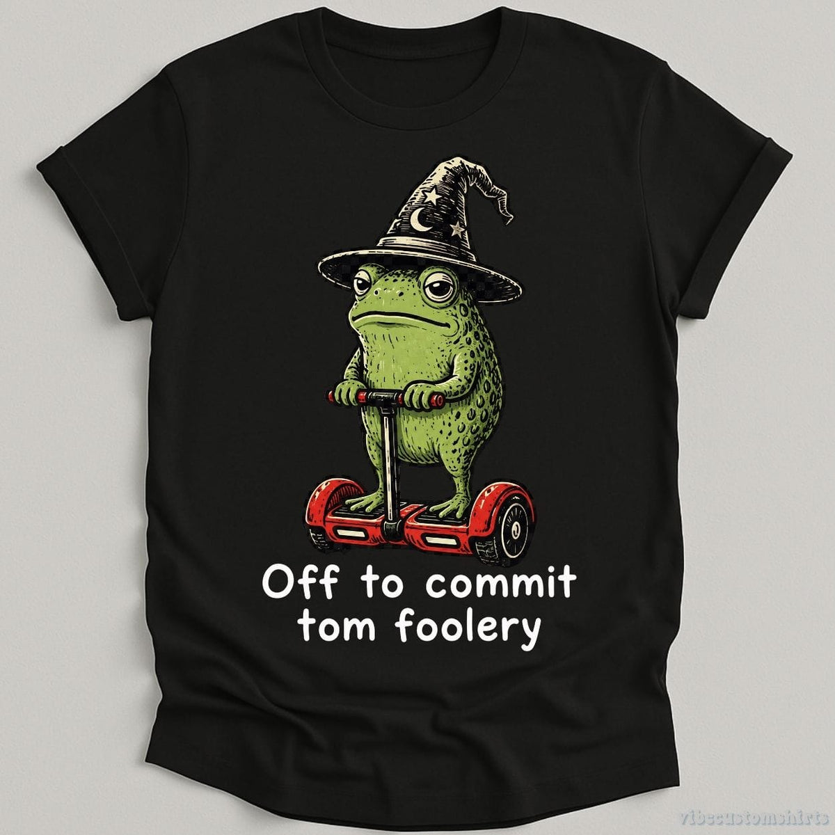 Off To Commit Tom Foolery Wizard Frog Shirt product image 1