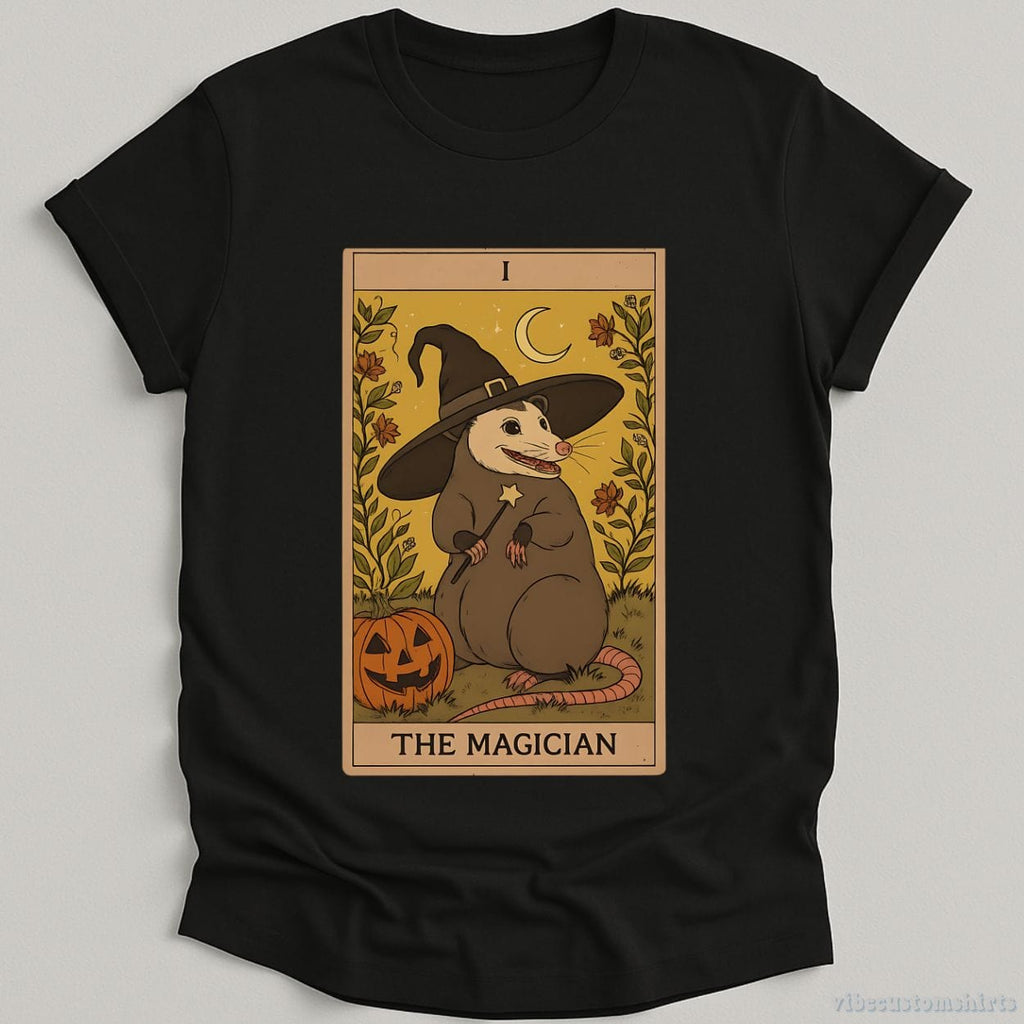 The Magician Possum Tarot Halloween Shirt product image 2