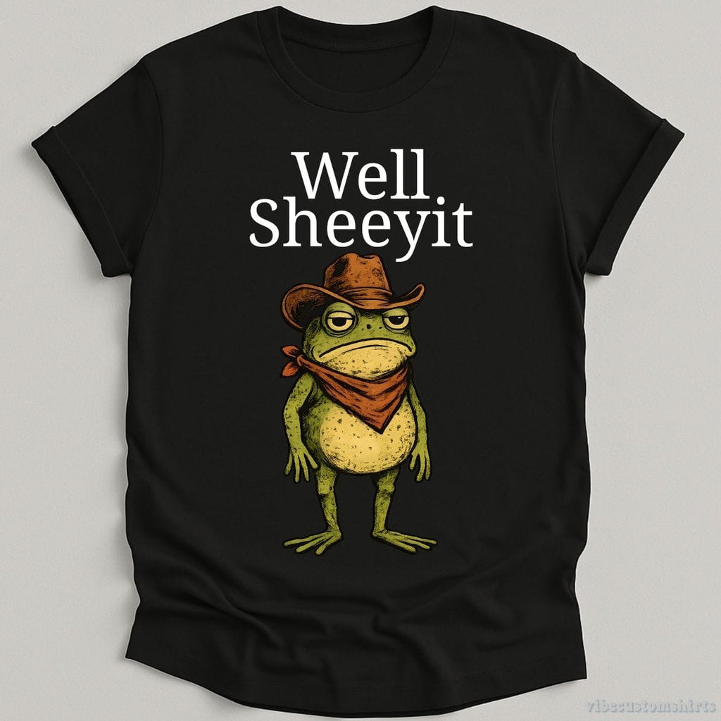 Well Sheeyit Cowboy Frog Shirt product image 3