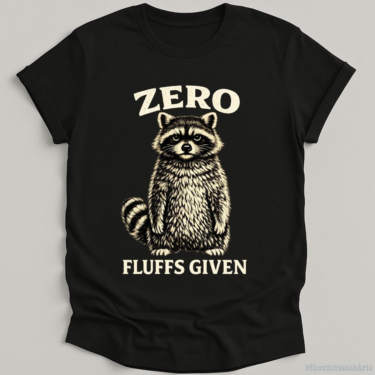 Zero Fluffs Given Raccoon Shirt product image 2