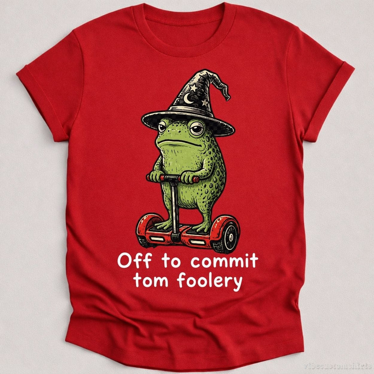 Off To Commit Tom Foolery Wizard Frog Shirt product image 6