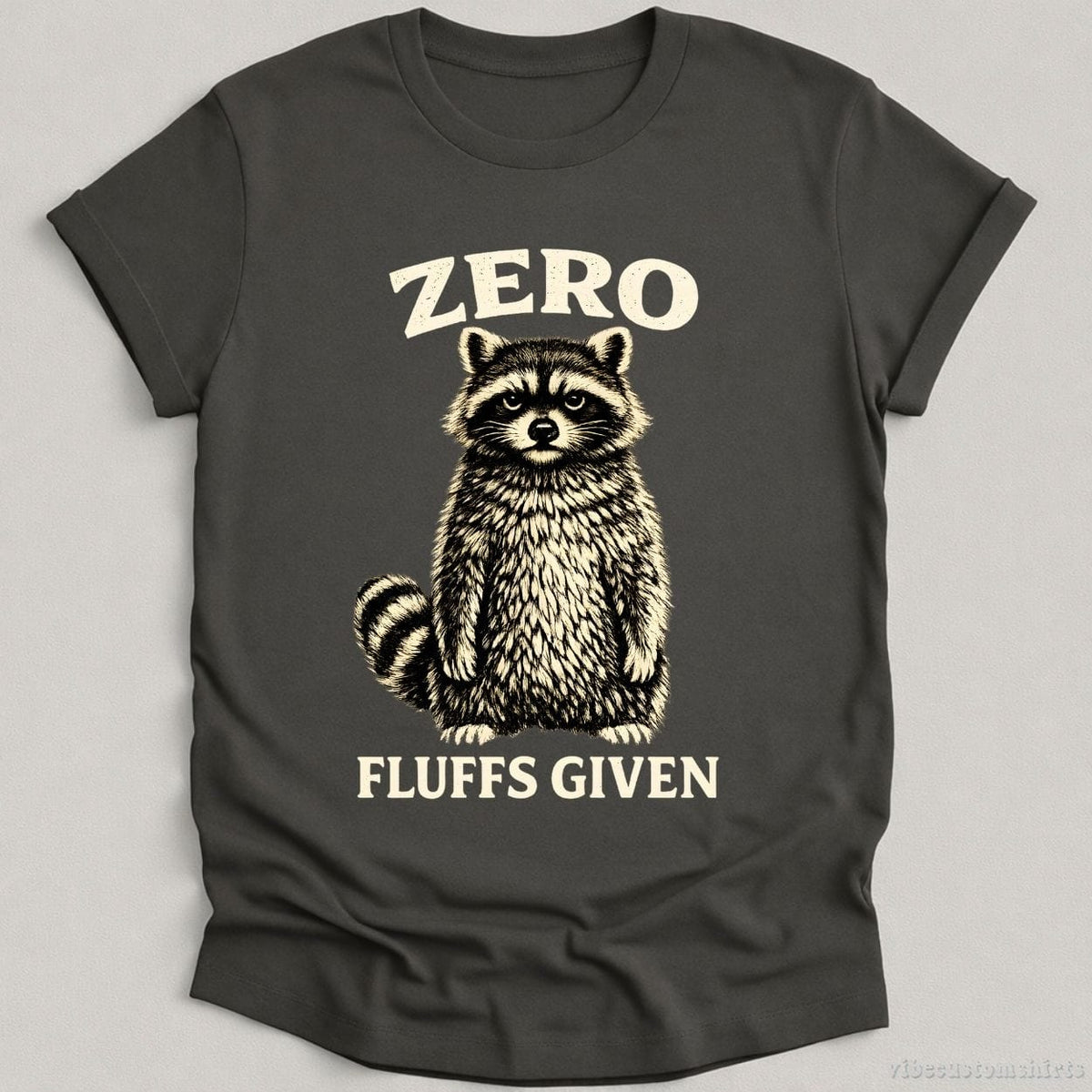Zero Fluffs Given Raccoon Shirt product image 3