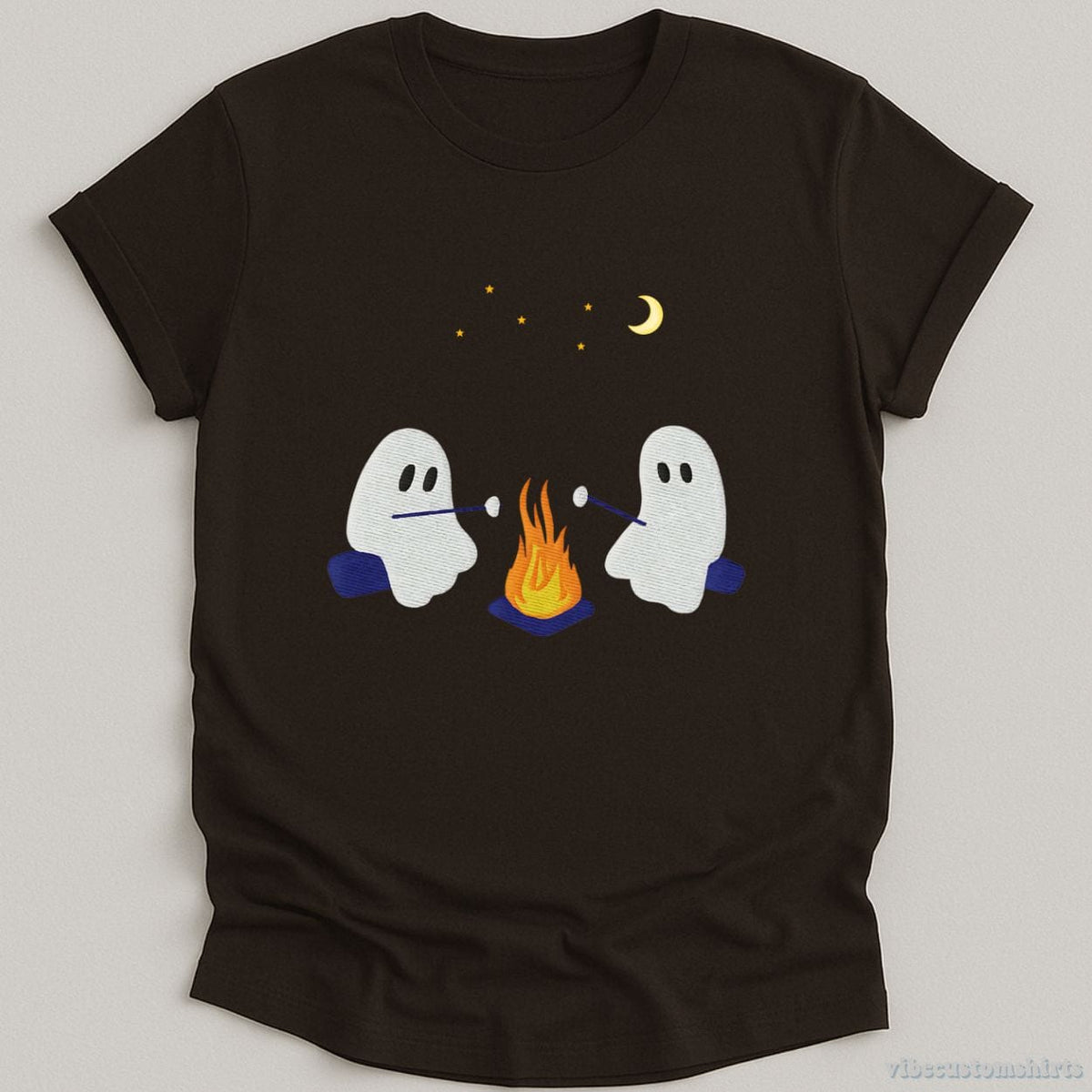 Cute Ghosts Camping Halloween Shirt product image 3