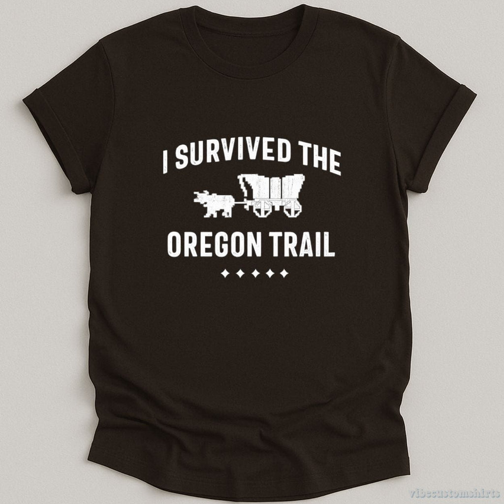I Survived The Oregon Trail Retro Shirt product image 5