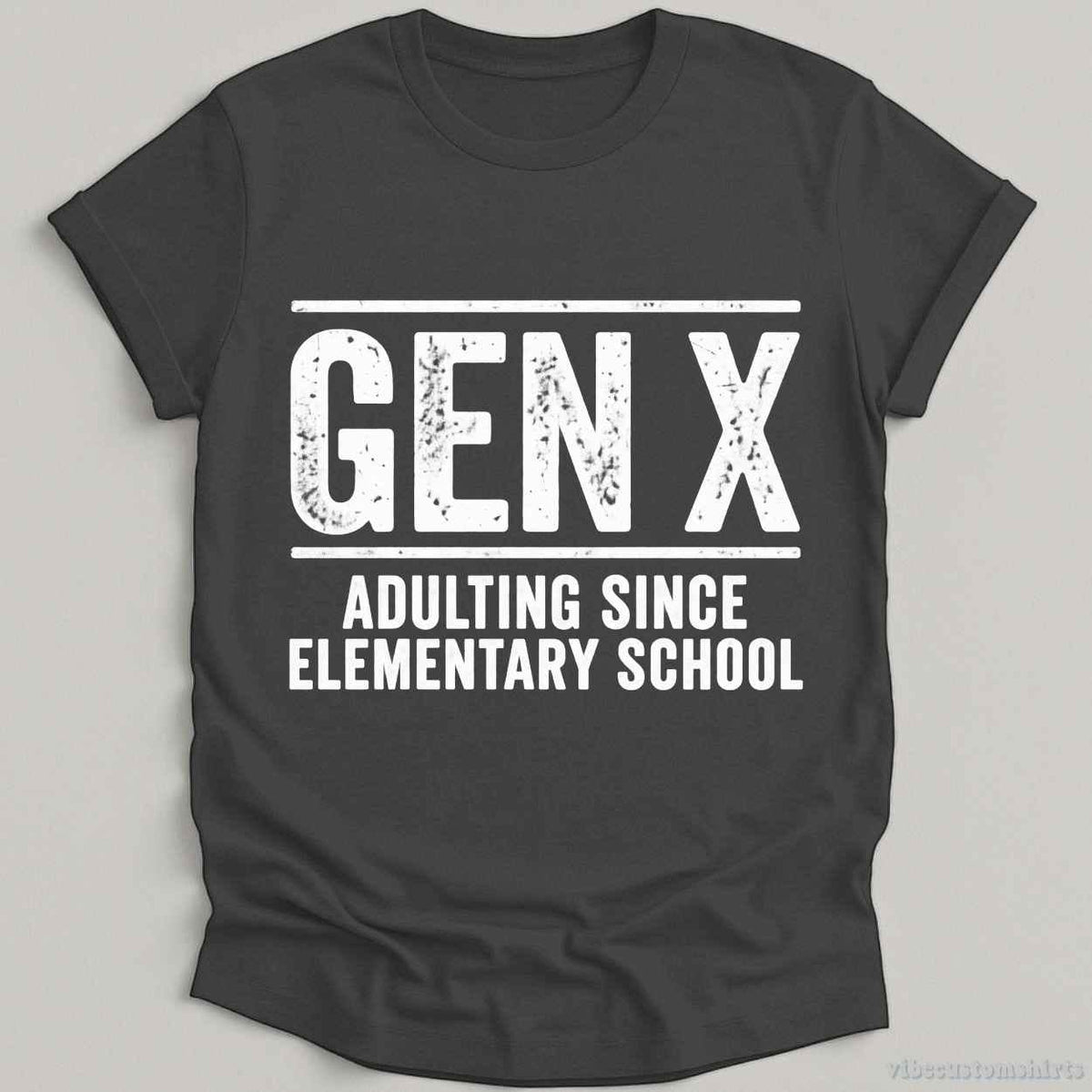 Gen X Adulting Since Elementary School Shirt product image 5