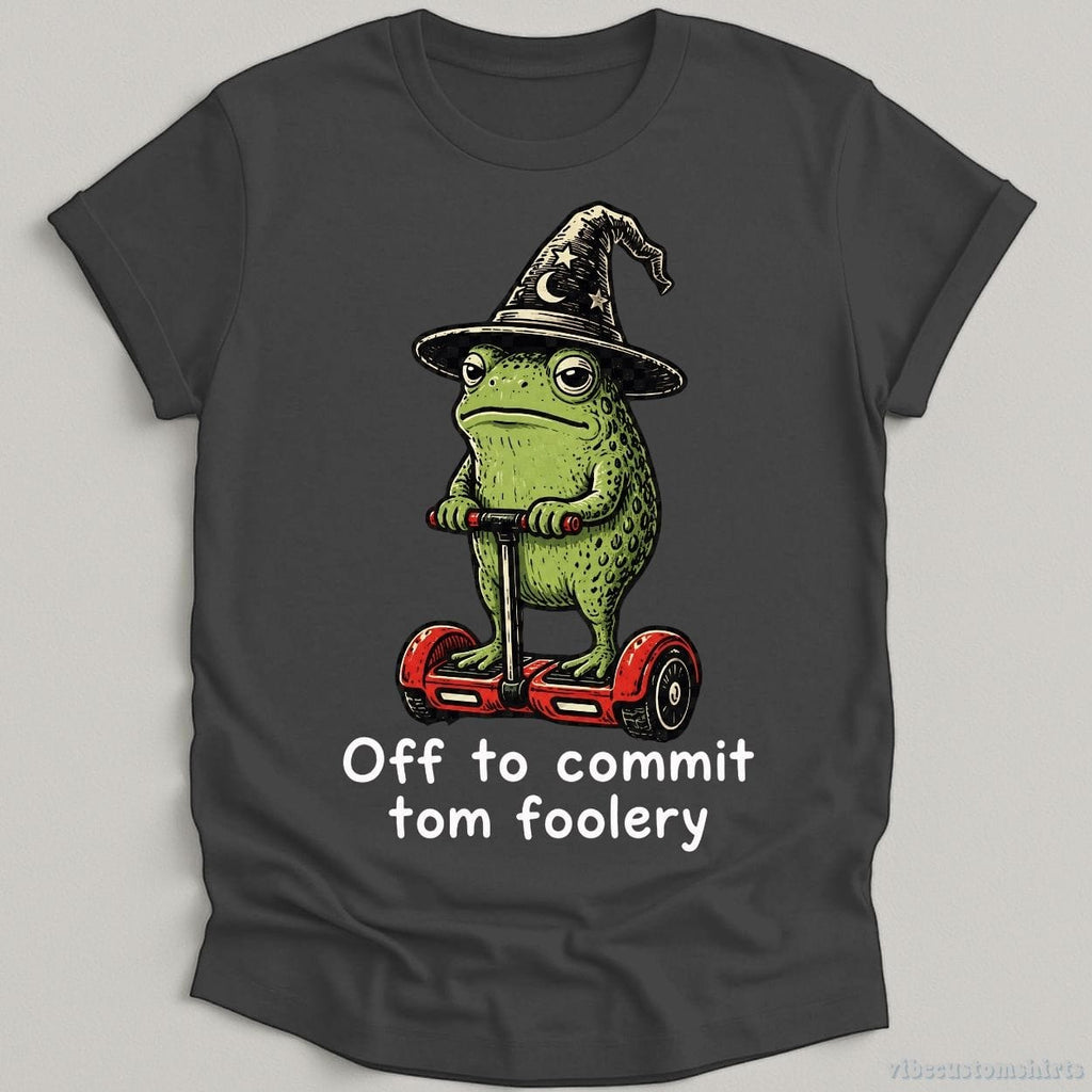 Off To Commit Tom Foolery Wizard Frog Shirt product image 3