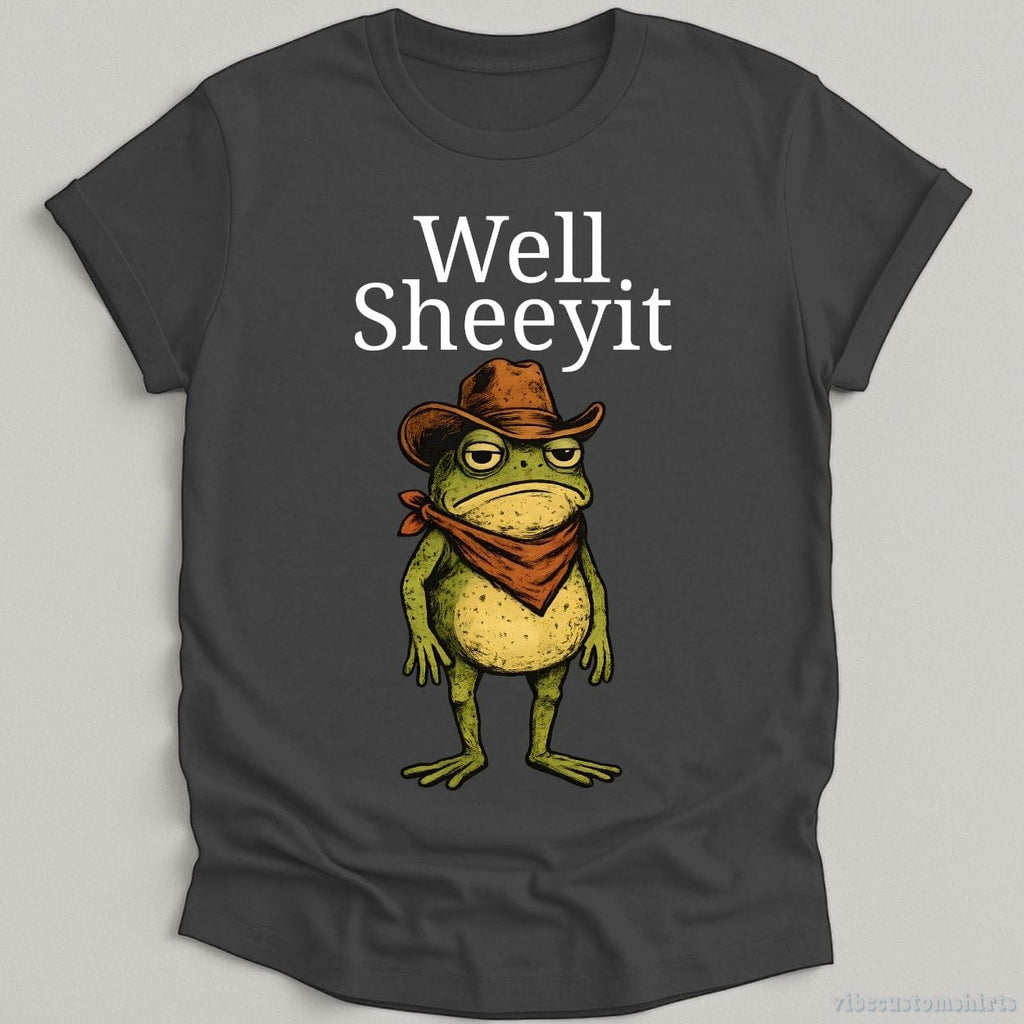 Well Sheeyit Cowboy Frog Shirt product image 1