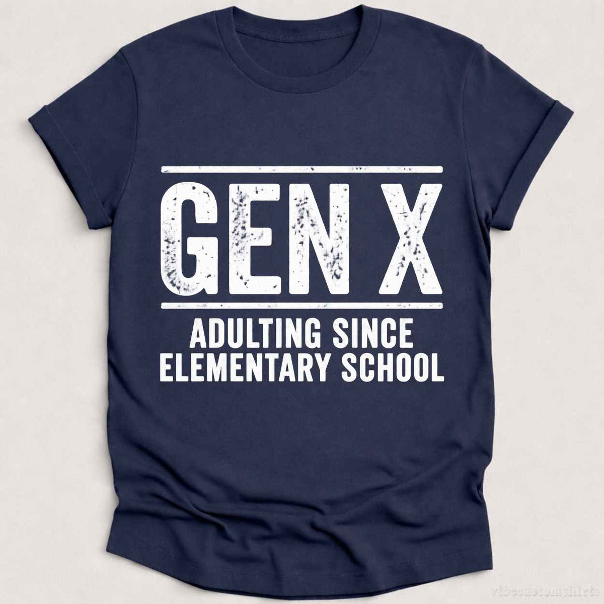 Gen X Adulting Since Elementary School Shirt product image 1