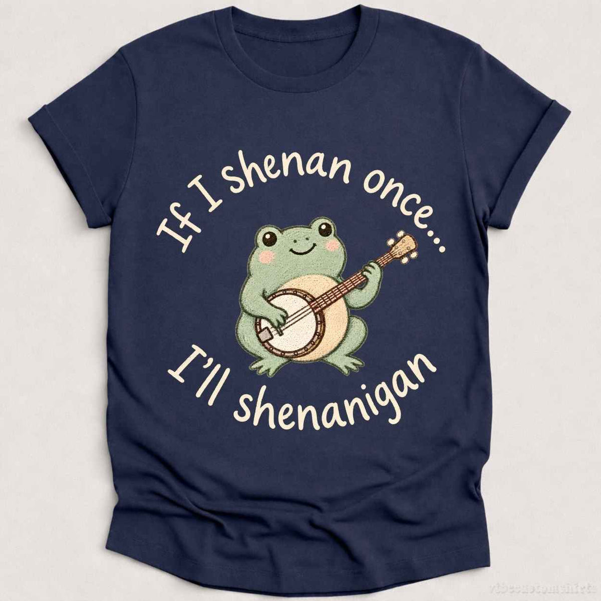 If I Shenan Once I'll Shenanigan Frog With Banjo Shirt product image 3