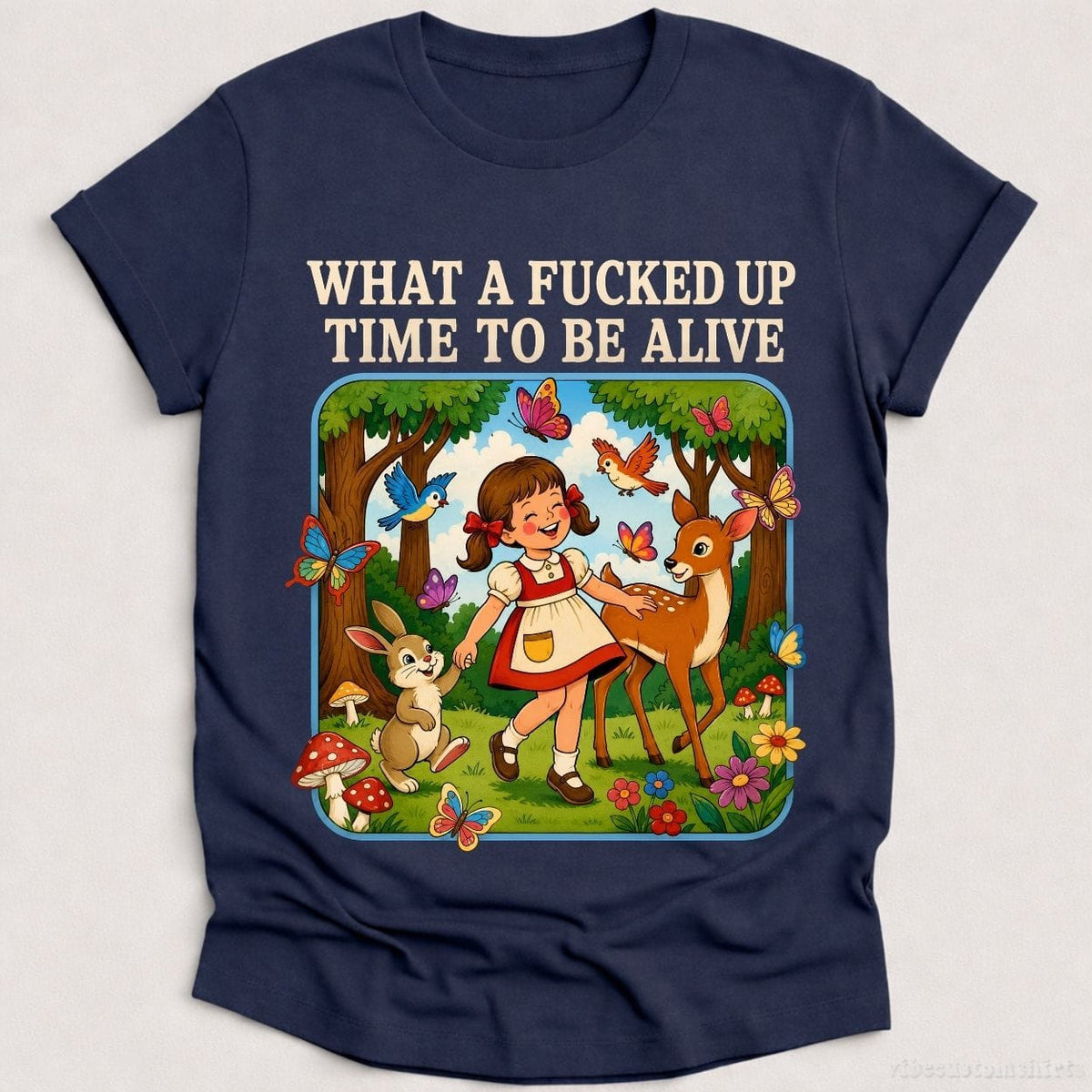 What A F cked Up Time To Be Alive Sarcastic Retro Shirt product image 1