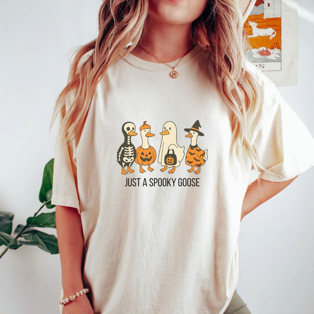 Just A Spooky Goose Halloween Shirt product image 6