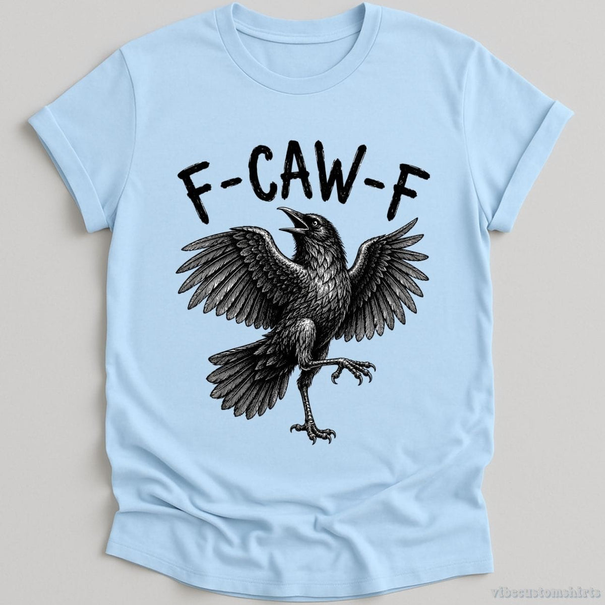 F Caw F Black Crow Joke Shirt product image 4