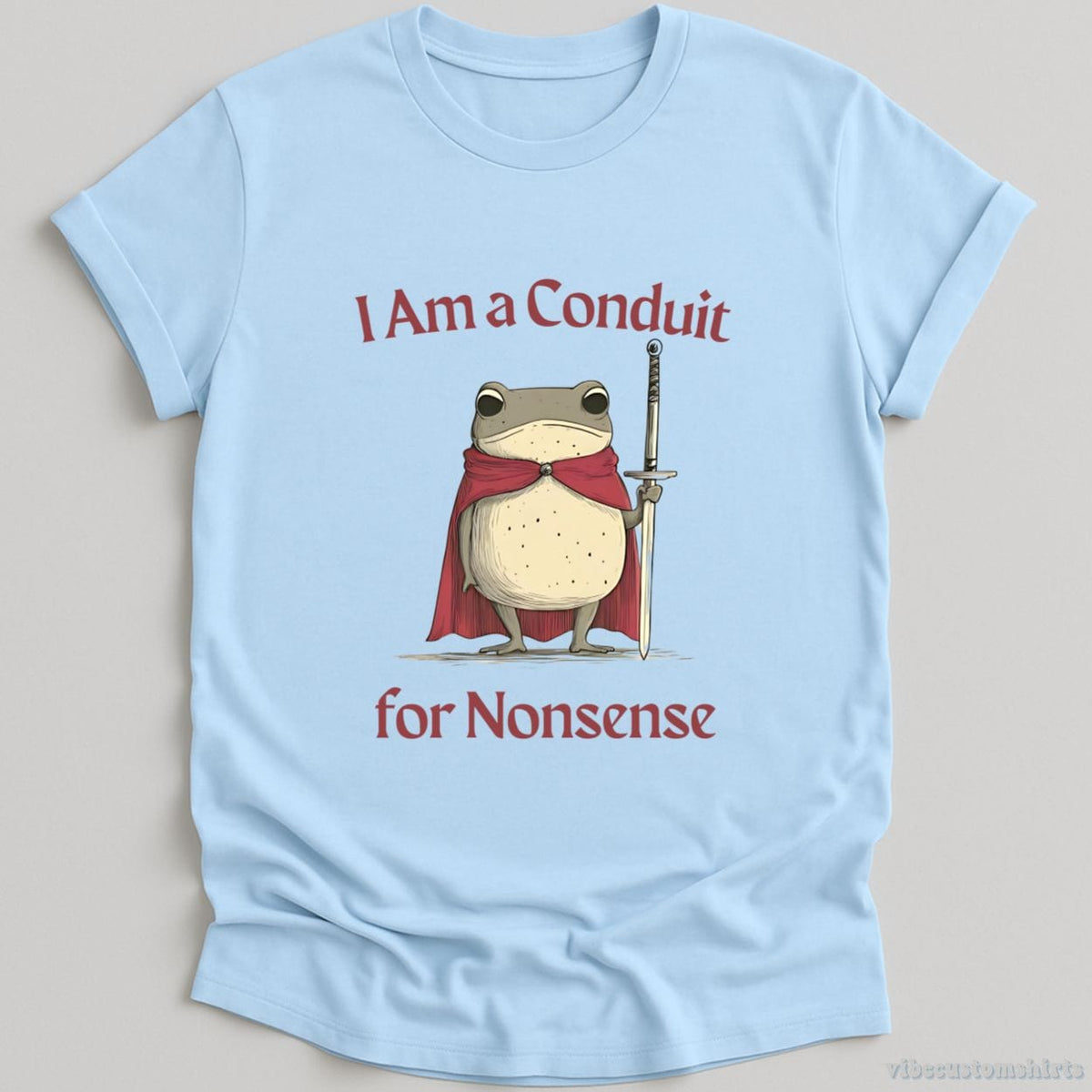 I Am a Conduit for Nonsense Vintage Silly Frog Shirt product image 3