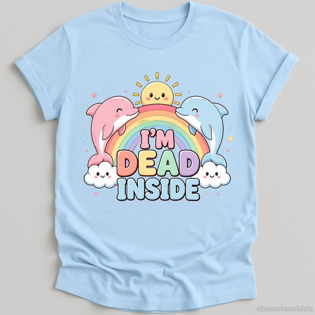 I'm Dead Inside Cute Dolphins Shirt product image 3