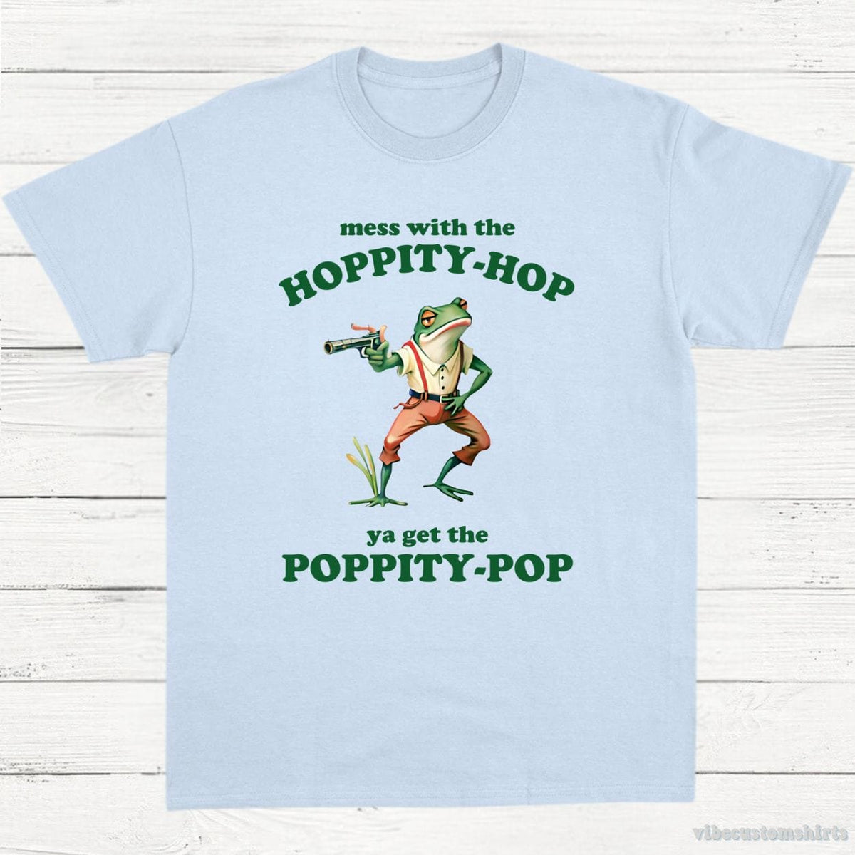 Mess With The Hoppity Hop Ya Get Poppity Pop Frog Shirt product image 4