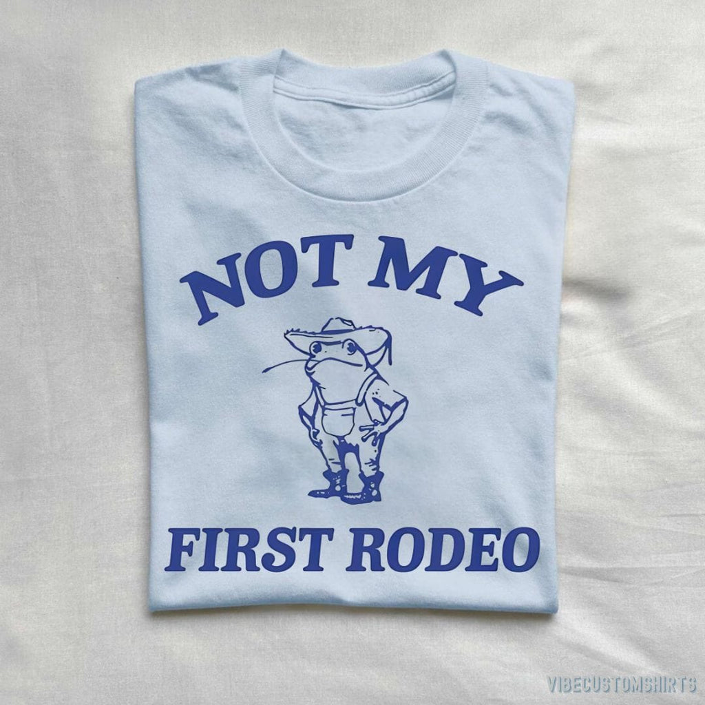 Not My First Rodeo Funny Frog Shirt product image 3