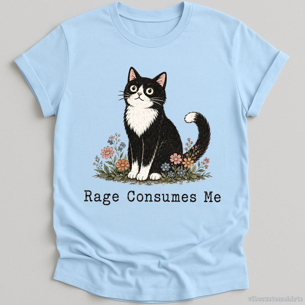Rage Consumes Me Fluffy Cat Shirt product image 5