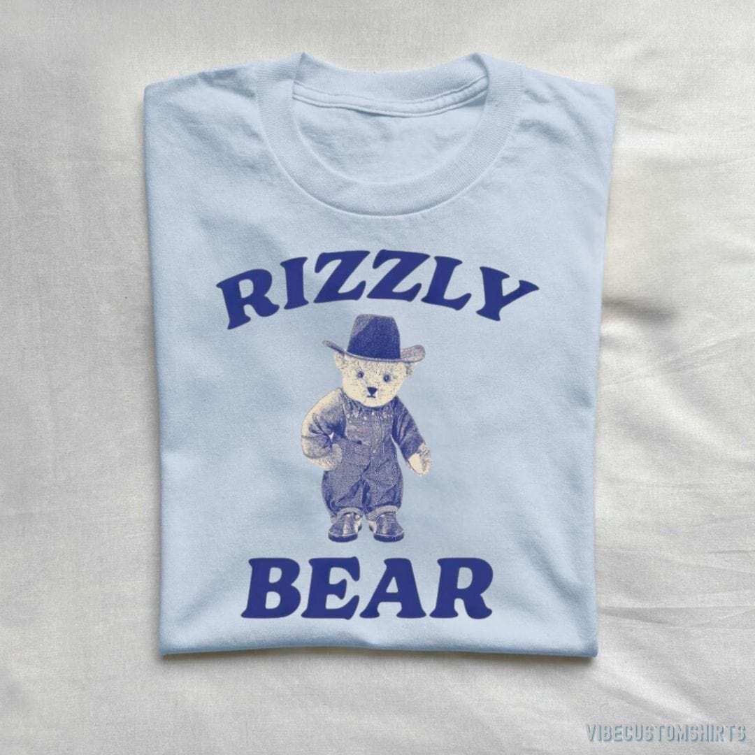 Rizzly Bear Funny Meme T-Shirt product image 2