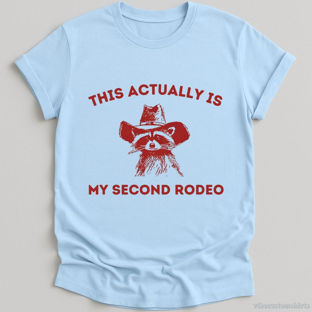 This is My Second Rodeo Cowboy Raccoon Shirt product image 5