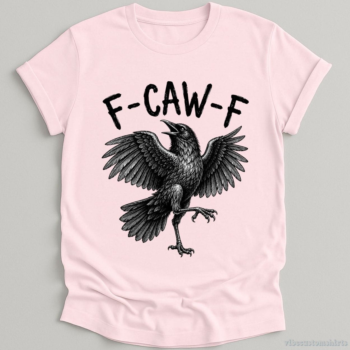 F Caw F Black Crow Joke Shirt product image 5