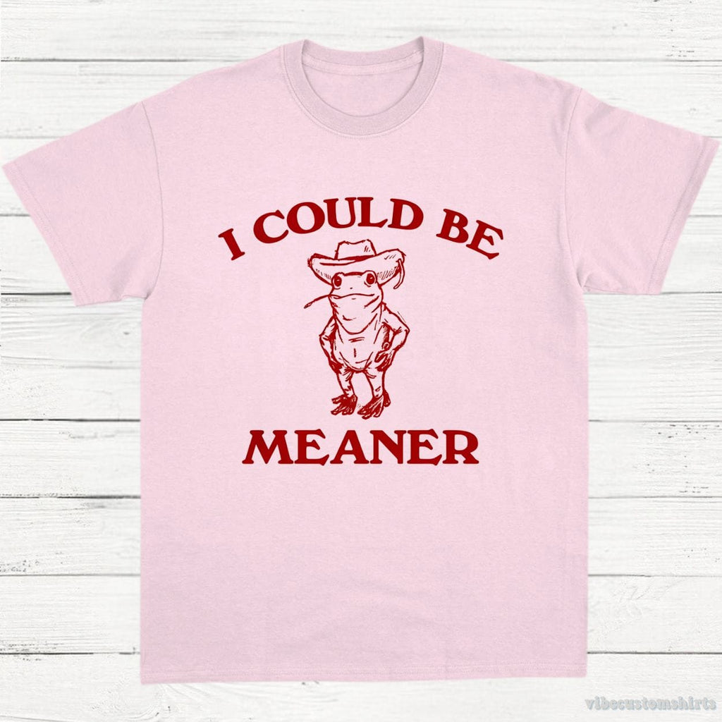 I Could Be Meaner Cowboy Frog Shirt product image 5