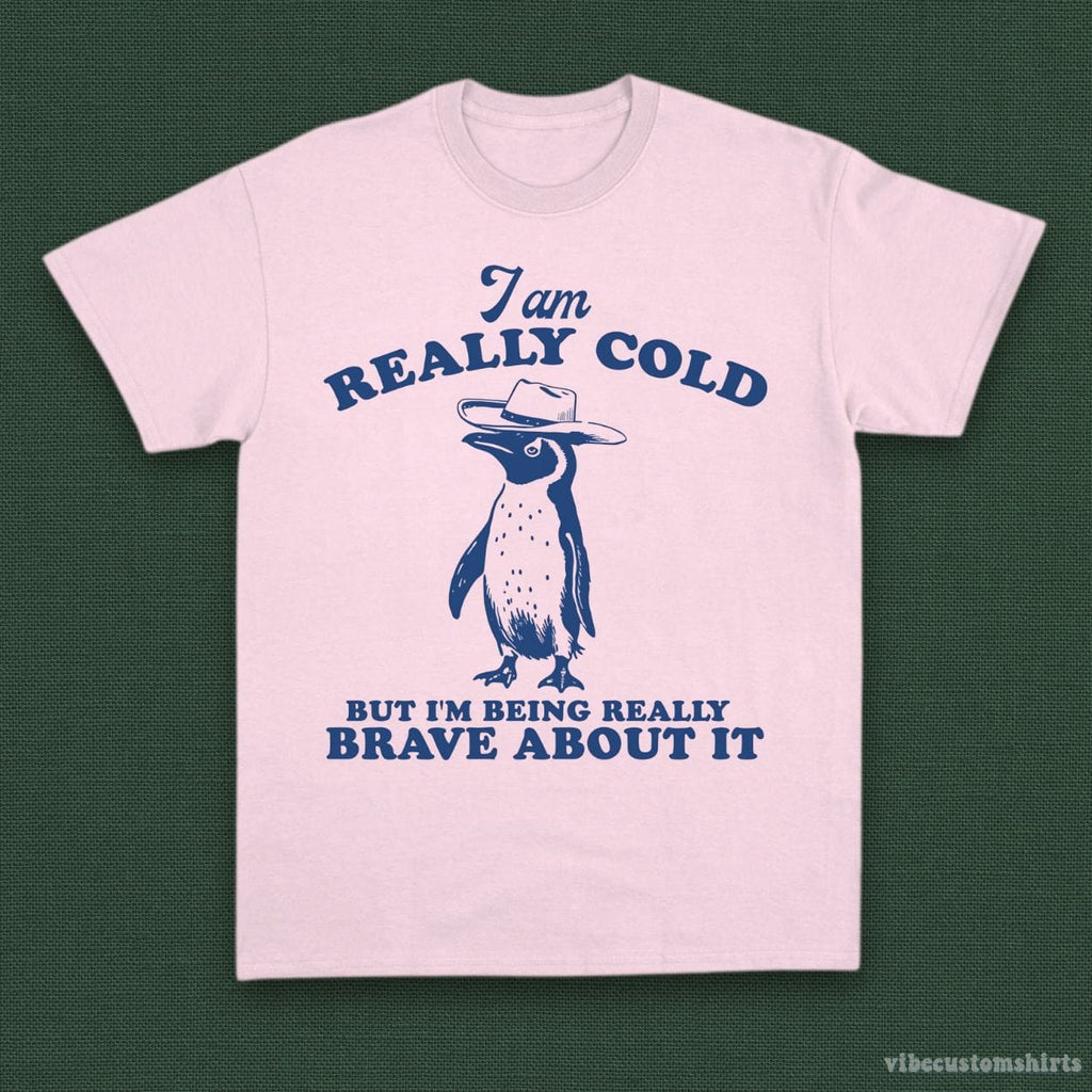 I'm Really Cold But I'm Being Brave About It Cowboy Penguin product image 4
