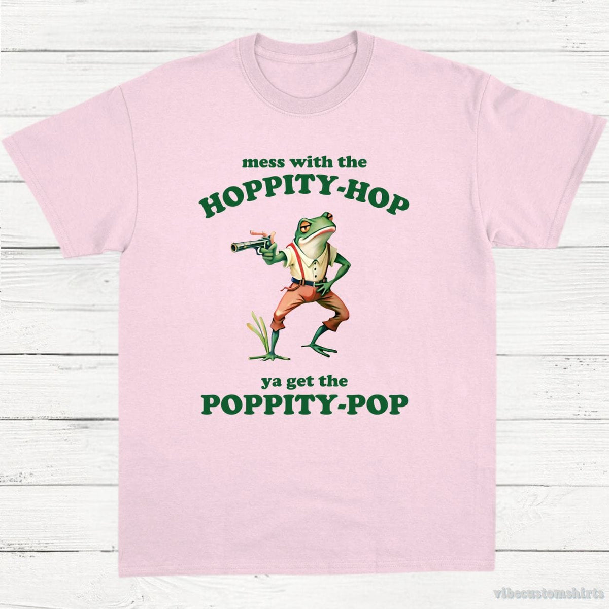 Mess With The Hoppity Hop Ya Get Poppity Pop Frog Shirt product image 5