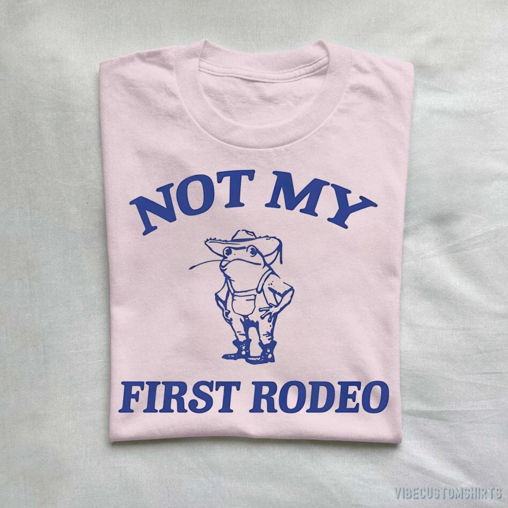 Not My First Rodeo Funny Frog Shirt product image 4
