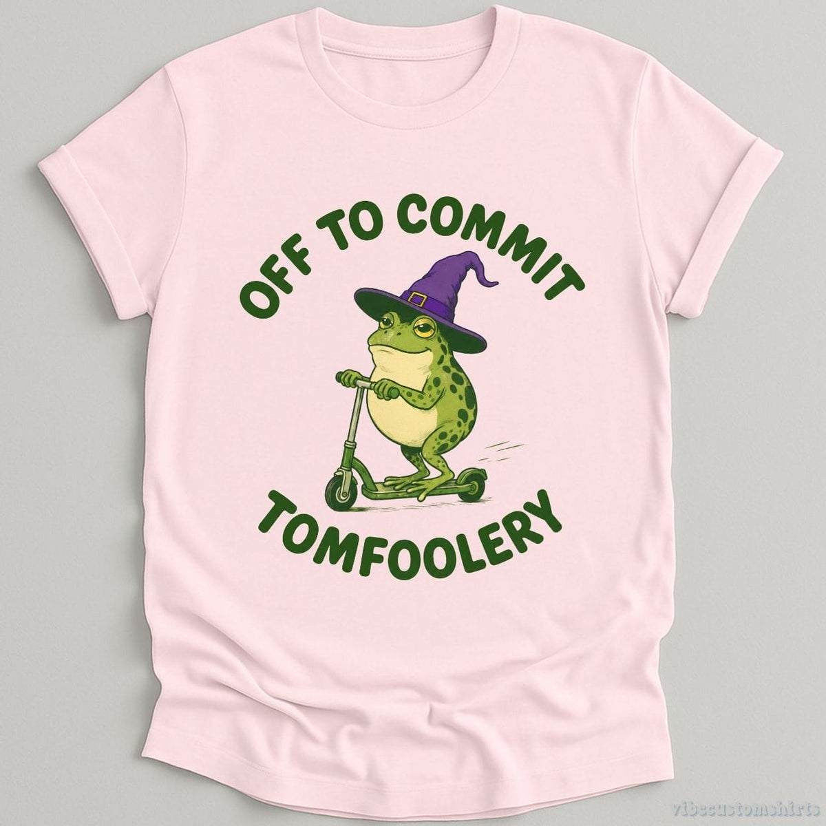 Off To Commit Tomfoolery Humorous Frog Shirt product image 5