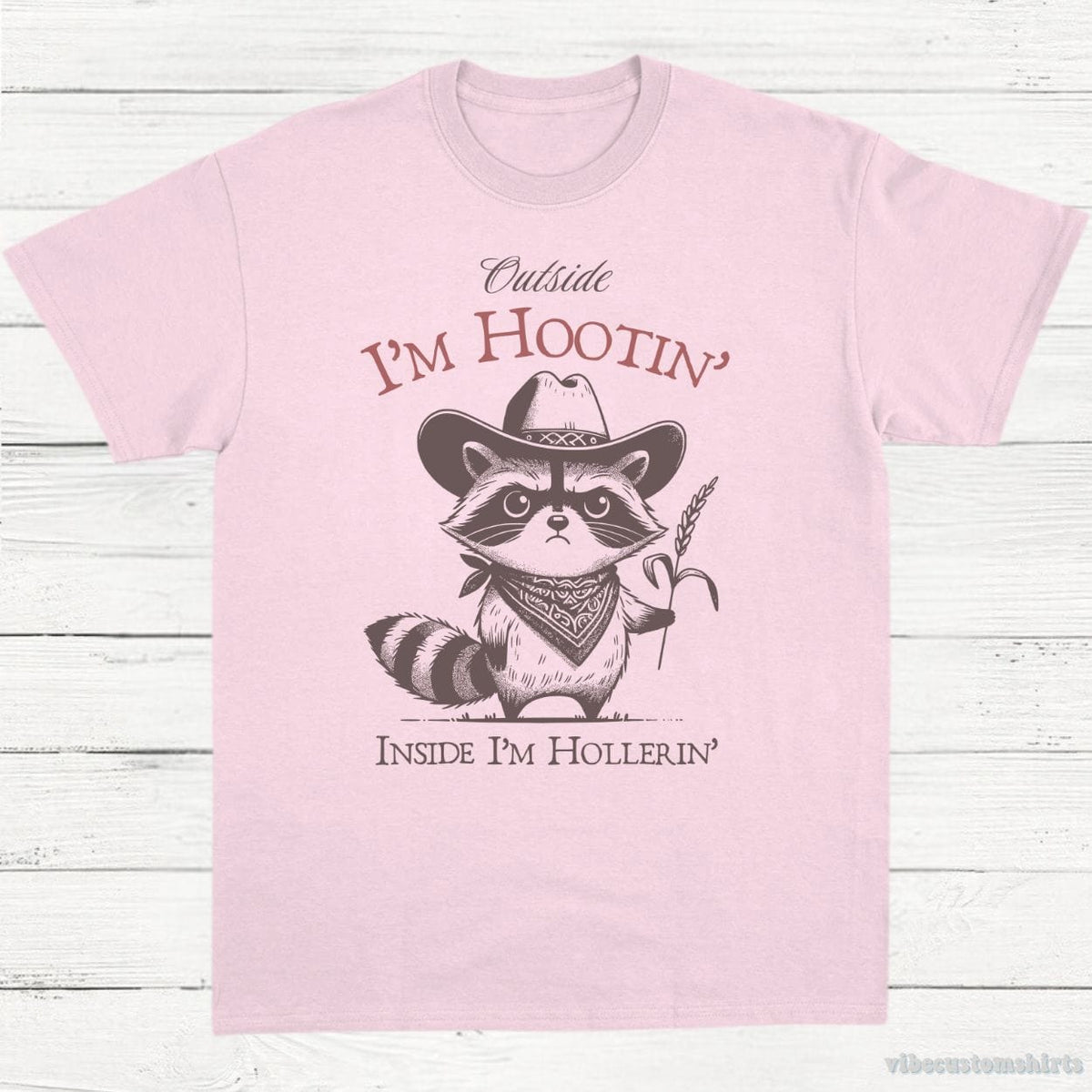 Outside I am hootin Inside I'm Hollerin Funny Sayings Shirt product image 4