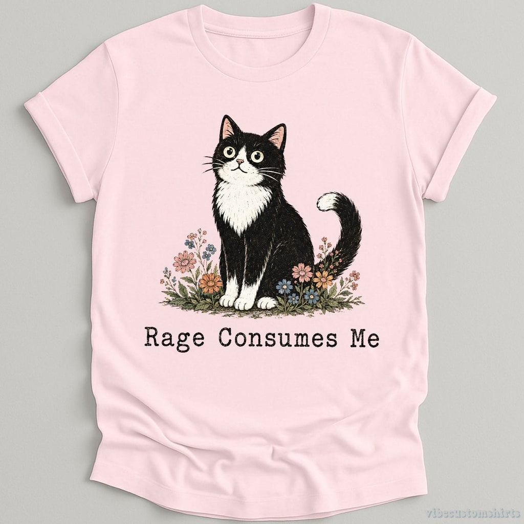 Rage Consumes Me Fluffy Cat Shirt product image 3